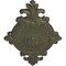 Ekena Millwork Quentin Ceiling Medallion, Hand-Painted Witch Hazel, 23 1/2"W x 12 1/4"H x 1 1/2"P CM23RO1WHF - alternate 3